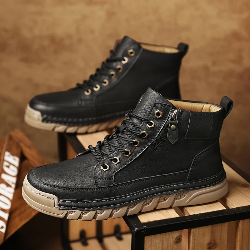 Montavi™ – UrbanTrail Leather High-Top Boots