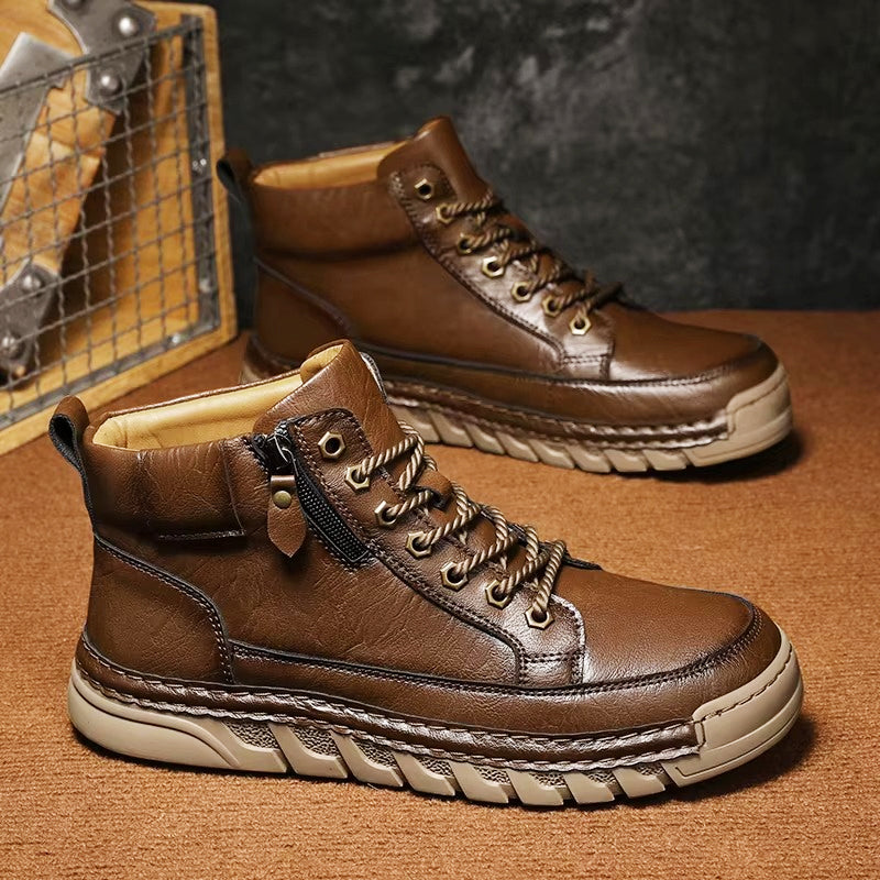 Montavi™ – UrbanTrail Leather High-Top Boots
