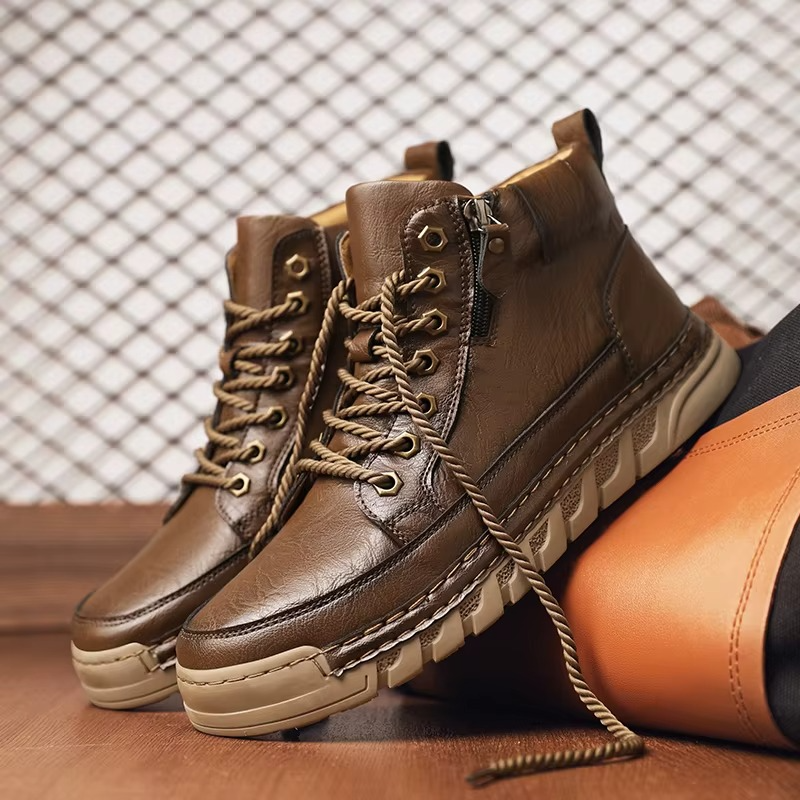 Montavi™ – UrbanTrail Leather High-Top Boots