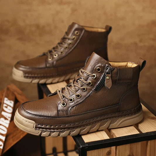 Montavi™ – UrbanTrail Leather High-Top Boots