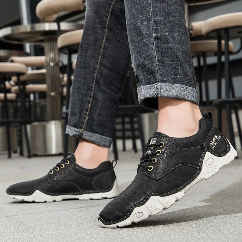 Lorvani™ - Premium Comfort Leather Men's Sneakers